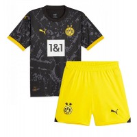 Dres Borussia Dortmund Donyell Malen #21 Preč pre deti 2023-24 Krátky Rukáv (+ trenírky)